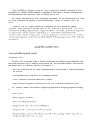 great atlantic & pacific tea 2006_proxy