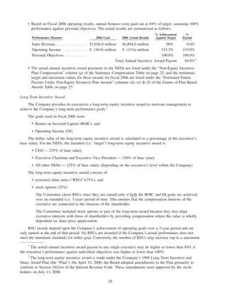 great atlantic & pacific tea 2006_proxy