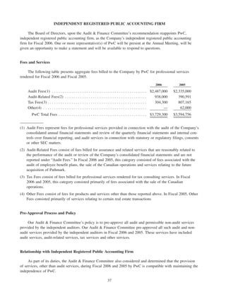 great atlantic & pacific tea 2006_proxy