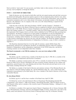 great atlantic & pacific tea 2006_proxy