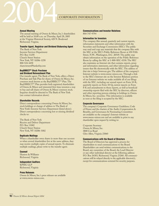 owens & minor 2004AR