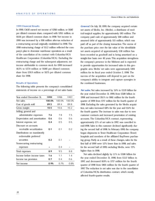 owens & minor  1999ar