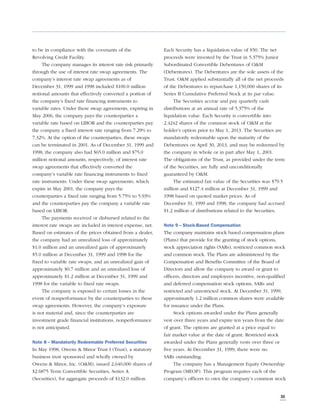 owens & minor  1999ar