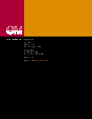 owens & minor  1999ar