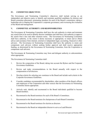 owens & minor GOVERNANCE