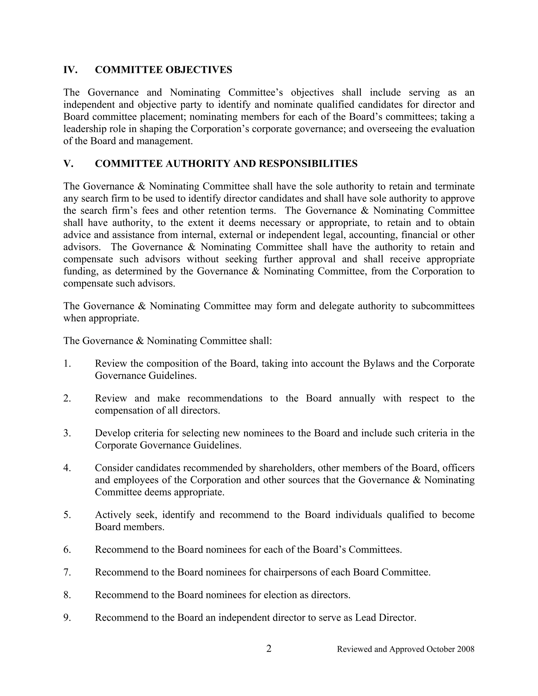 owens & minor GOVERNANCE