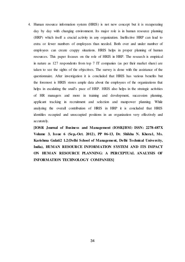 Human resource management system thesis Human resource management system thesis image