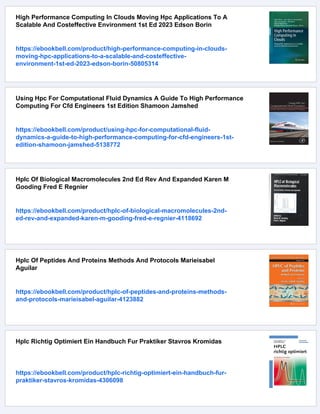 Hplc A Practical Users Guide 2nd Edition Marvin Mcmaster | PDF