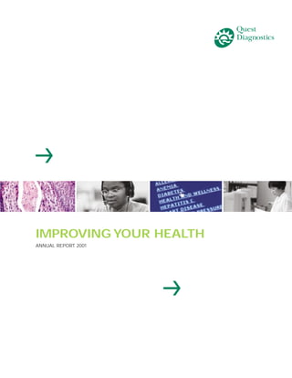 IMPROVING YOUR HEALTH
ANNUAL REPORT 2001
 