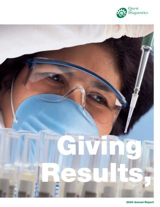 Giving
Results,
      2000 Annual Report
 