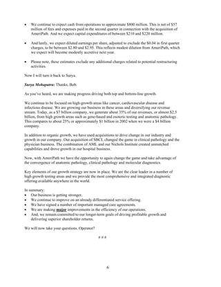 quest diagnostics 7_24_07DGXQ22007CallTranscriptforweb