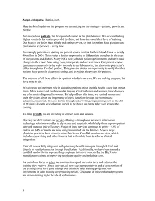 quest diagnostics q1 2005