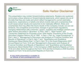 quest diagnostics 3_18_08Cowen