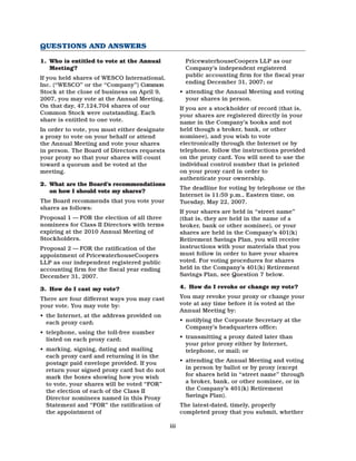 WESCO_2007Proxy