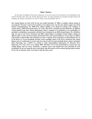 charter communications Proxy05