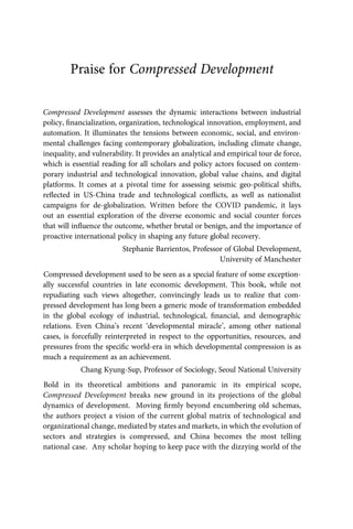 Compressed Development Time And Timing In Economic And Social ...