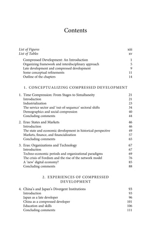 Compressed Development Time And Timing In Economic And Social ...