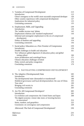 Compressed Development Time And Timing In Economic And Social ...