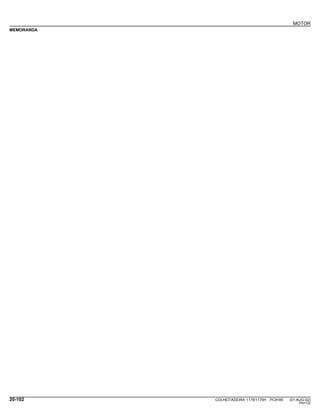 MOTOR
MEMORANDA
20-102 COLHEITADEIRA 1175/1175H PC9185 (01-AUG-02)
PN=122
 