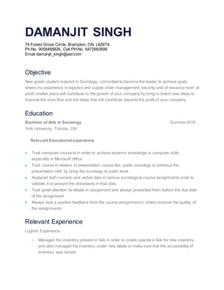 Damanjit Singh | DOCX
