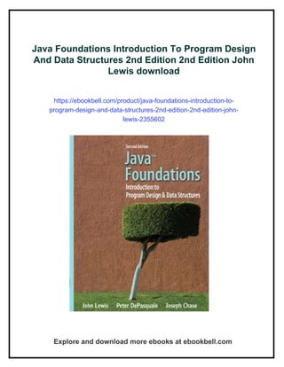 java software structures: designing and using data... Java Foundations Introduction To Program Design And Data Structures 2nd ...