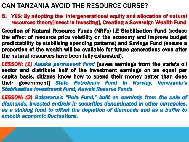 Natural Resource Curse Theory Natural Resource Curse Theory