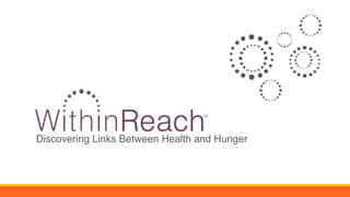 Discovering Links Between Health and Hunger
 