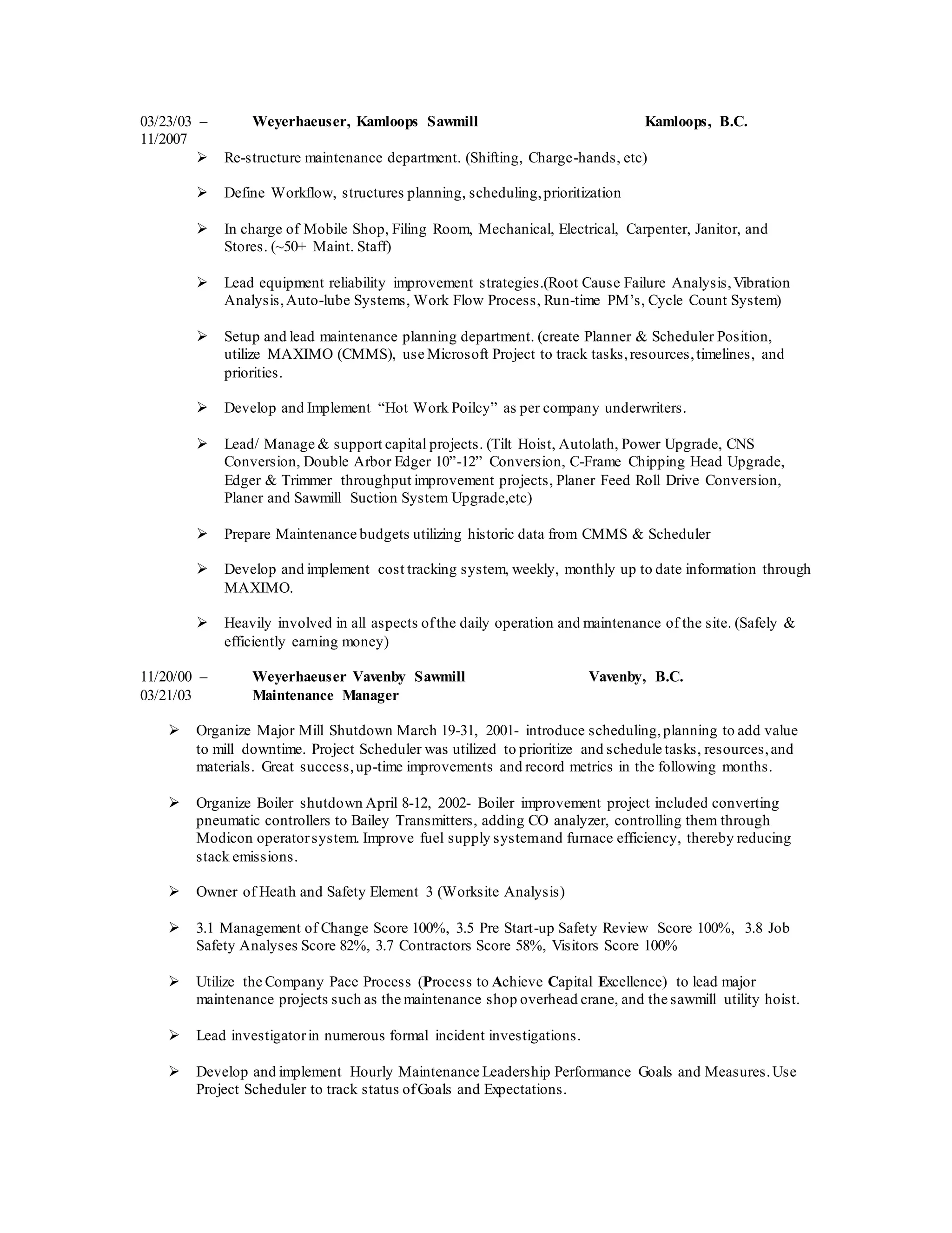 Weyerhaeuser_experience_1 PDF