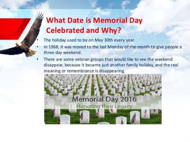 Memorial rd 118 Memorial Day 2016