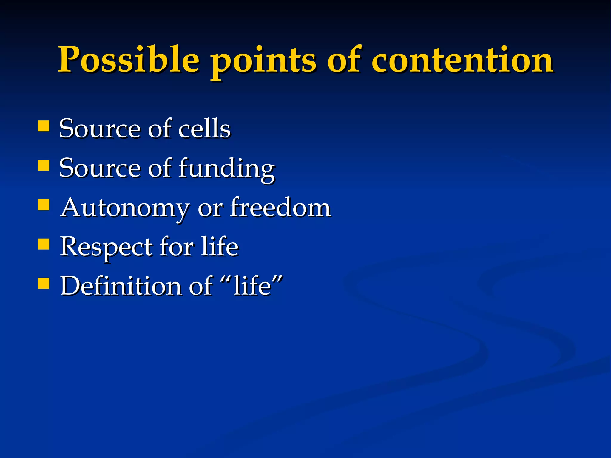 Stem cell ethics 06 | PPT
