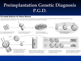 Preimplantation Genetic Diagnosis P.G.D. 