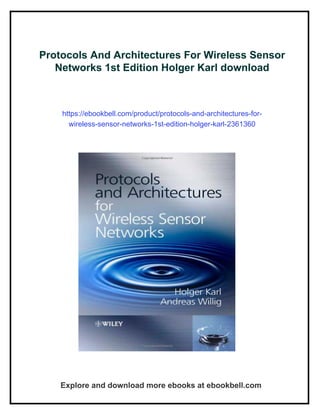 Protocols And Architectures For Wireless Sensor Networks 1st Edition ...