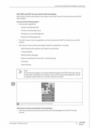 Grc 300 Sap Sccess Control Implementation And Configuration Participant ...