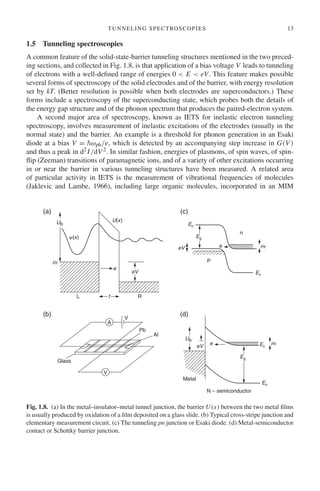 Principles Of Electron Tunneling Spectroscopy Second Edition 152 2nd ...