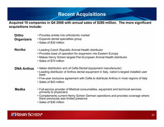 HENRY SCHEIN 2008IRPresentation_Final