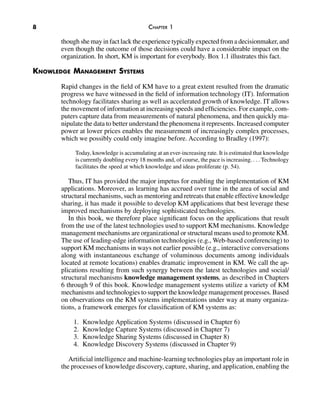Knowledge Management Systems And Processes Irma Becerrafernandez | PDF
