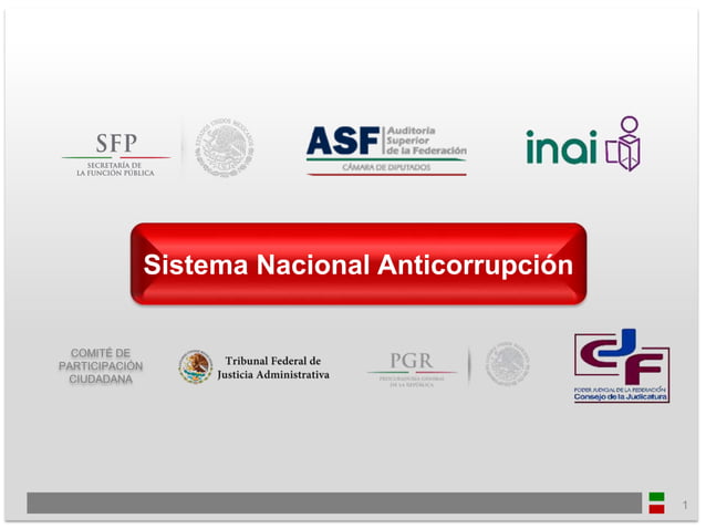 SISTEMA NACIONAL ANTICORRUPCION ANALISIS Y CARACTERISTICAS | PPTX