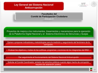 SISTEMA NACIONAL ANTICORRUPCION ANALISIS Y CARACTERISTICAS | PPTX