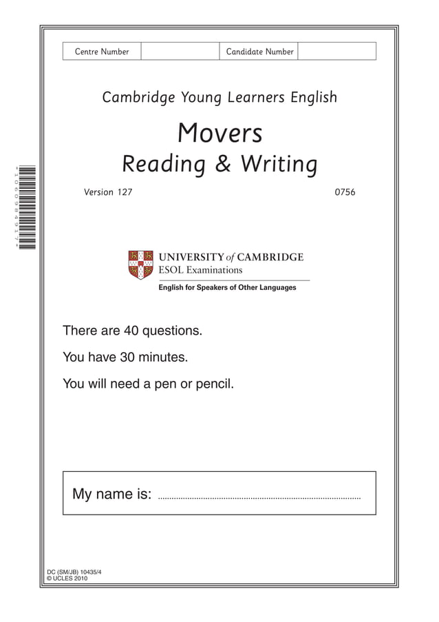 118486 yle movers_reading_and_writing_sample_paper_b PDF