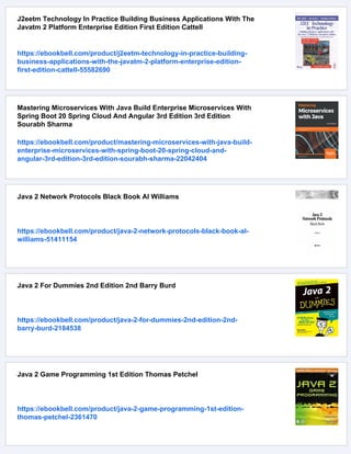 Java 2 Enterprise Edition 14 J2ee 14 Bible 1st Edition James Mcgovern | PDF