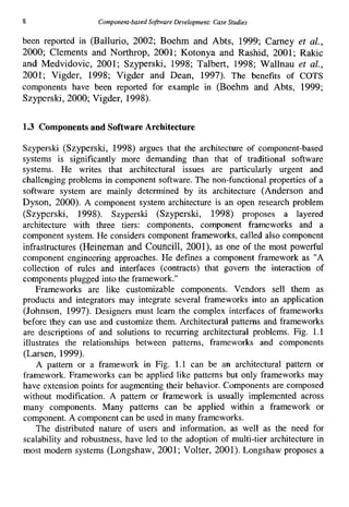 Componentbased Software Development Case Studies Kungkiu Lau | PDF