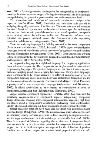 Componentbased Software Development Case Studies Kungkiu Lau | PDF