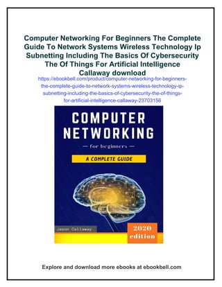 Computer Networking For Beginners The Complete Guide To Network Systems ...