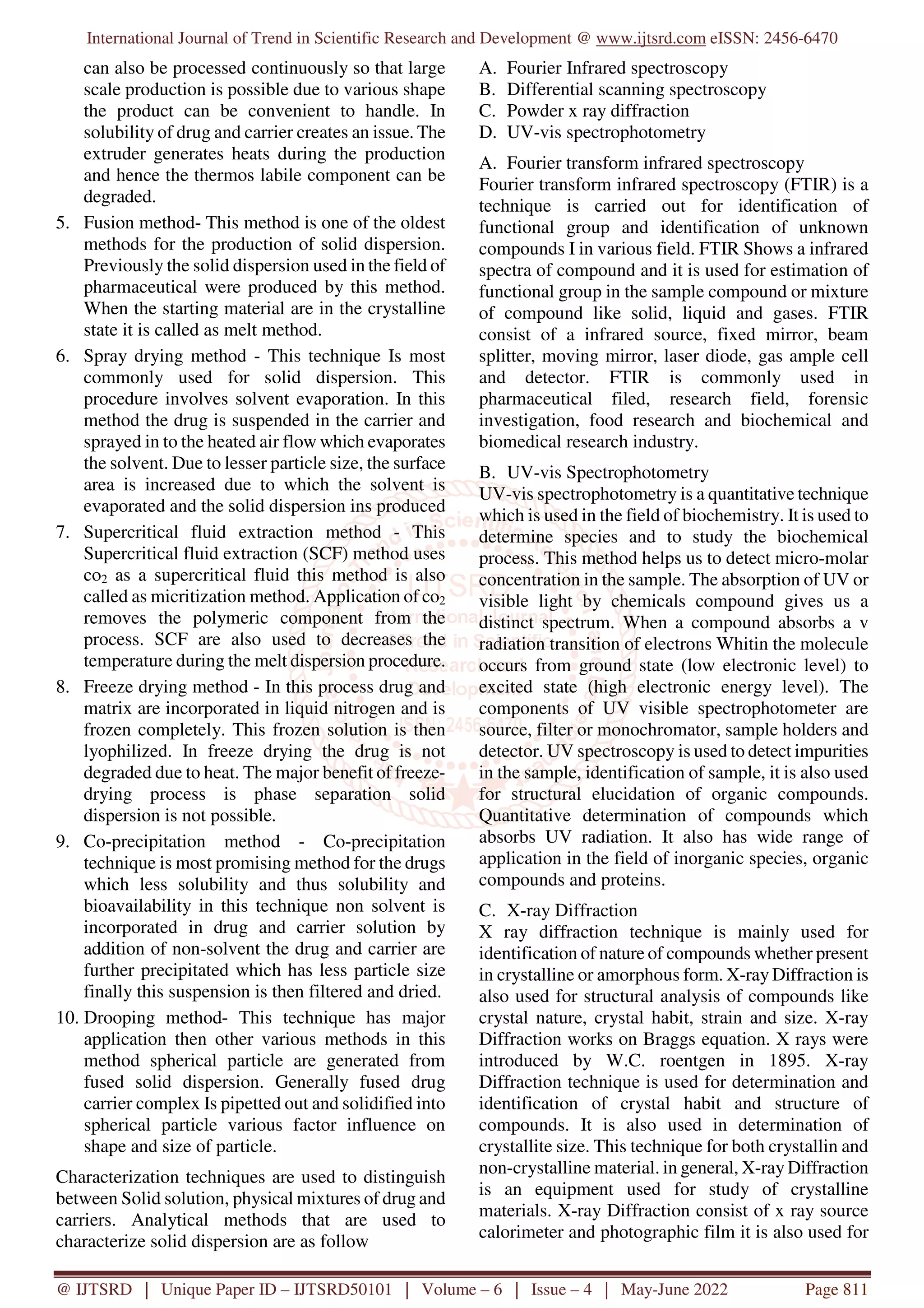 A Review on Solid Dispersion | PDF