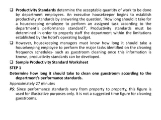 Housekeeping for the hospitality industry.ppt