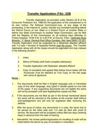 T 22b Form.pdf 119142 7993 52_procedure_of_filing_a_case (1) | DOCX