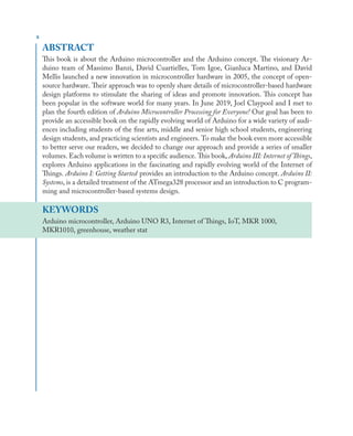 David Mellis Rduino Arduino Iii Internet Of Things Steven F Barrett | PDF