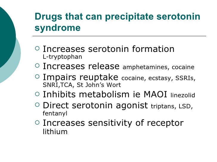 SSRI poisoning