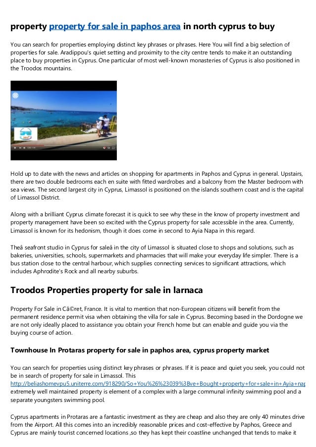 What The Heck Is Property For Sale In Limassol By Owner