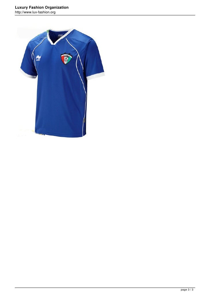 Kuwait National Team Home Jersey for 2011 Asian Cup